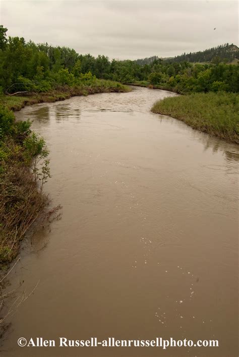 Little Bighorn River outside Lodge Grass Montana | Allen Russell ...