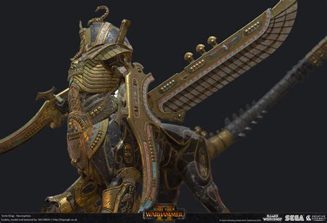 Art of Baj - "Necrosphinx": Total War: Warhammer 2 - Tomb Kings DLC.