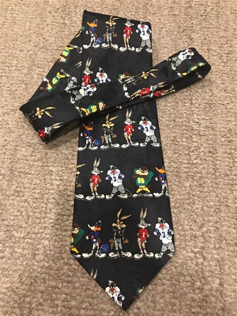 5 Character/Sports Theme Looney Tunes Necktie-RARE - Gem