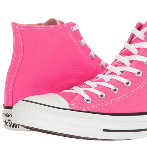 Converse - Converse Chuck Taylor All Star Seasonal High Top Fashion Shoe Pink Pow Men's Size 8.5 ...