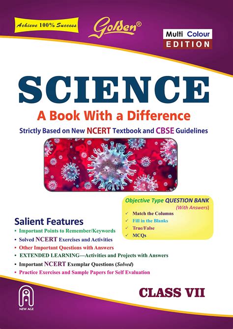 Golden – Science A Book With a Difference Based on New NCERT Textbook Class VII – bookwalas