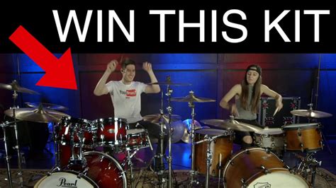 7 PIECE PEARL DRUM SET GIVEAWAY! - YouTube