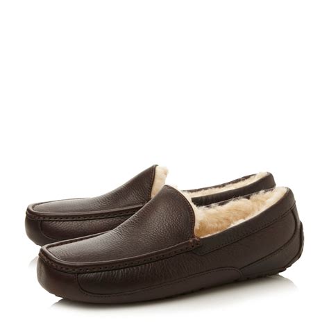 Ugg M Ascot Slippers in Brown for Men | Lyst