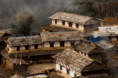 Beautiful Houses Of Nepali Village Stock Photo - Image of culture, himalayan: 67568076