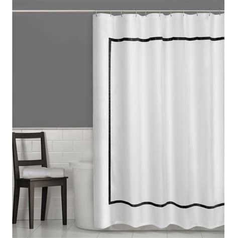 Maytex Hotel Border Fabric Shower Curtain - 70" X 72" - Free Shipping On Orders Over $45 ...