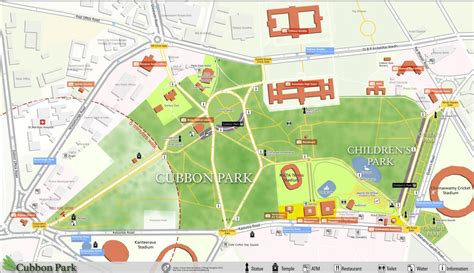 Lalbagh Bangalore map - Map of Lalbagh Bangalore (Karnataka - India)