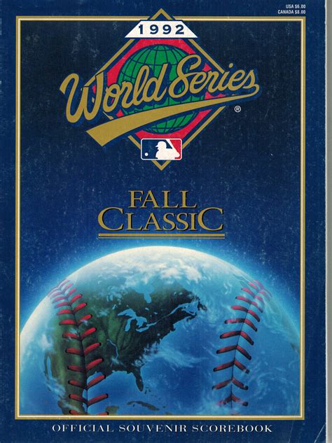 Official Major League Baseball Souvenir Scorebook - the fall Classic ...