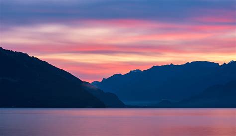 Dawn on Lake Geneva – free photo on Barnimages