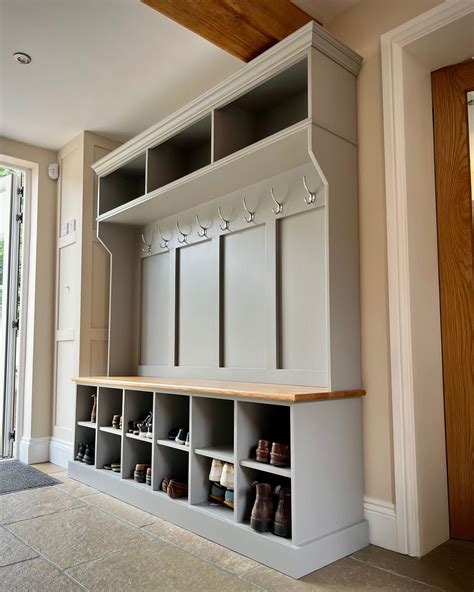 Shaker Boot Room Storage Bench - Extra Storage - Willis & Stone ...