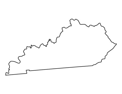 Printable Kentucky Template