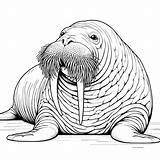 Walrus Coloring Pages  Coloring Gem sketch template