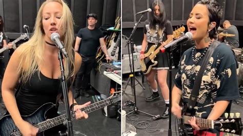 Watch Nita Strauss rehearsing with pop superstar Demi Lovato | Guitar World