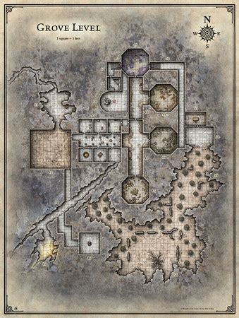 Sunless Citadel Grove Level Map - Maps For You