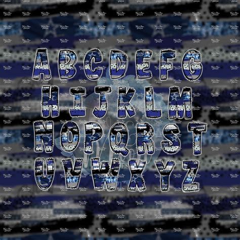 COWBOYS FOOTBALL ALPHABET – TwoAndMoonsDesigns