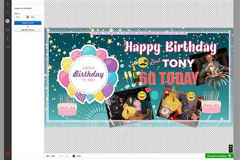 Personalised Birthday Banners | Design Online | Any Size