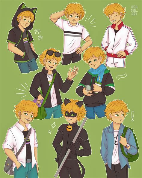 Miraculous Wardrobe - Adrien by SonicPossible00 on DeviantArt