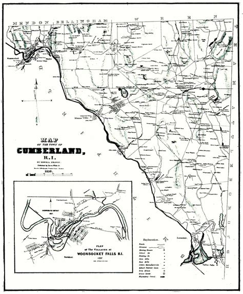 Filiopietism Prism: Mappy Monday (September 23, 2013) -- 1838 Newell Nelson map of Cumberland ...