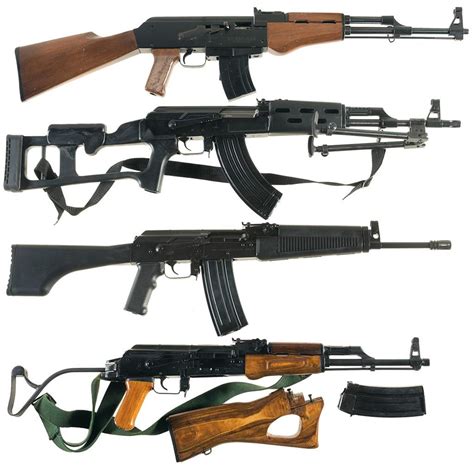 Four AK-47 Style Semi-Automatic Rifles -A) Arms Corp. of The ...