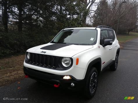 2017 Alpine White Jeep Renegade Trailhawk 4x4 #118135894 Photo #2 | GTCarLot.com - Car Color ...