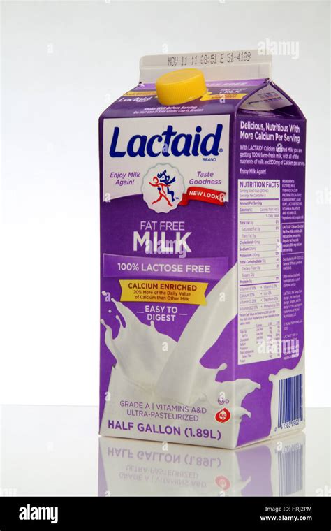 Lactaid Milk Stock Photo: 135007004 - Alamy