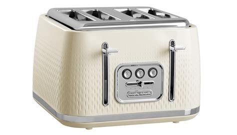 Morphy Richards Verve - 4 Slice Toaster / Cream - Tong Garden Centre