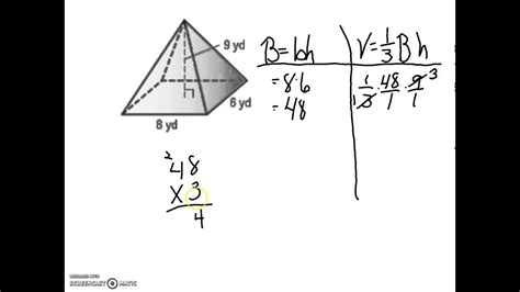 Formula For Rectangular Pyramid Volume