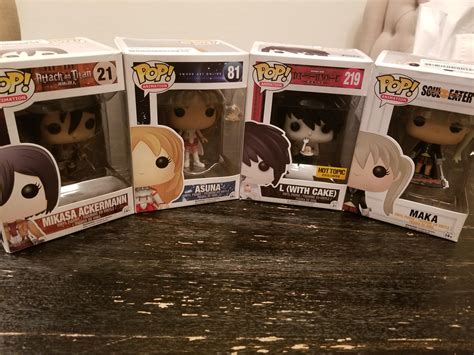 [US-AZ] First four pops to start off my Anime collection, all four came from three different ...