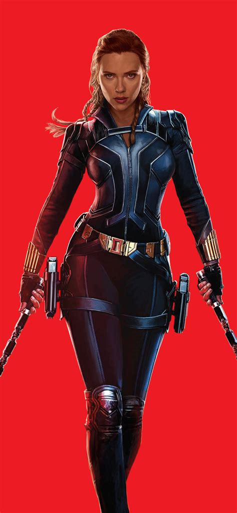 828x1792 Resolution Scarlett Johansson as Natasha Romanoff 4K Black ...