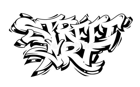 Street Art Graffiti Vector Lettering Stock Vector - Illustration of arrow, abstract: 118682124