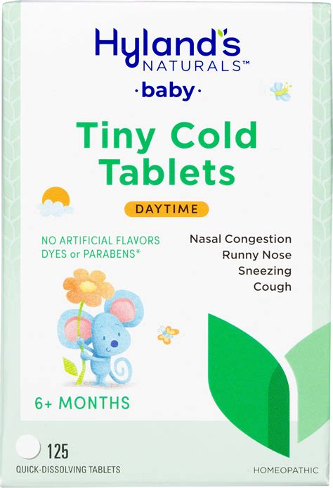 Buy Hyland’s Naturals Baby Tiny Cold s, Daytime, Infant and Baby Cold ...