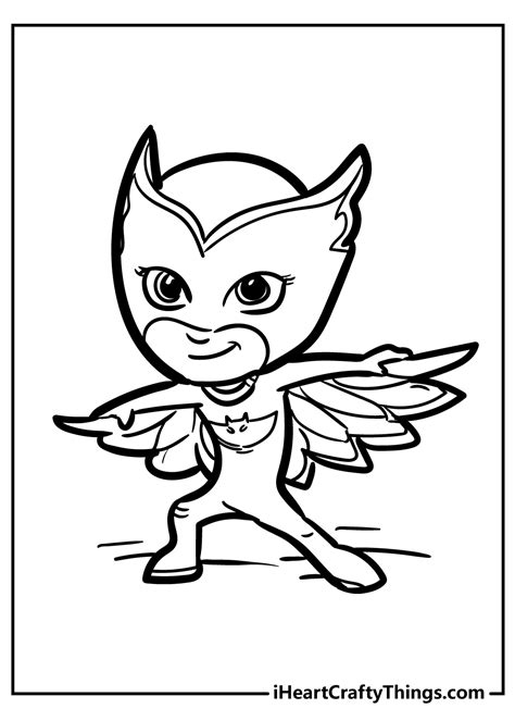 Pj Masks Owlette Coloring Pages