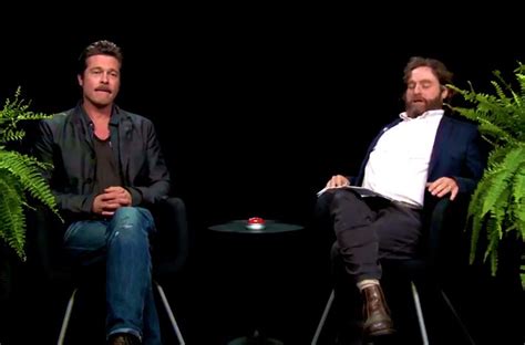 Brad Pitt Appears on ‘Between Two Ferns’ | Brad pitt, Between two ferns, Appearance