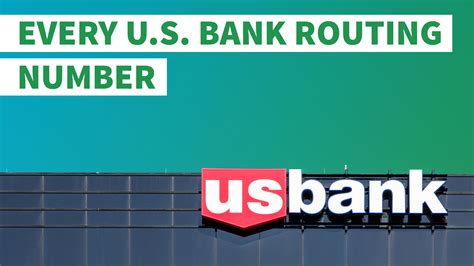 Here's Your U.S. Bank Routing Number | GOBankingRates