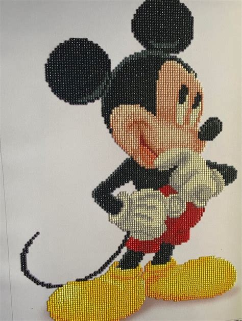 Mickey Mouse Completed Diamond Painting | Etsy