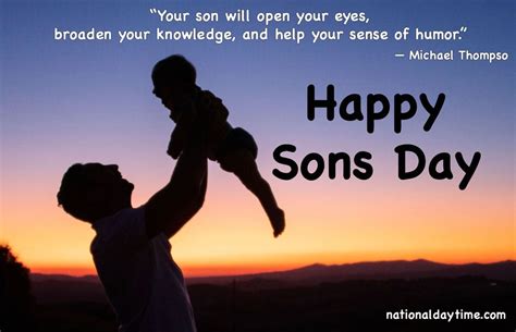 National Sons Day 2023: Everything You Need to Know - Nationaldaytime.com