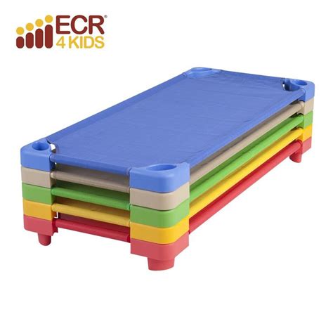 The ECR4Kids stackable kiddie cots are the perfect place for your children to take a nap ...