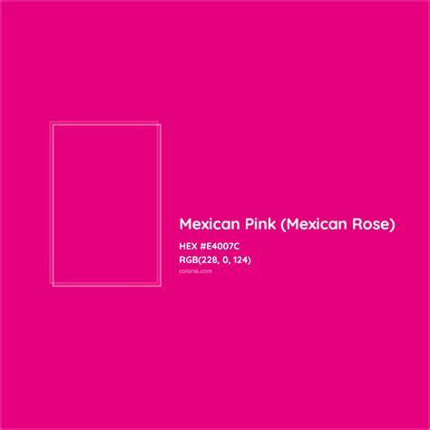 About Mexican Pink (Mexican Rose) - Color meaning, codes, similar ...