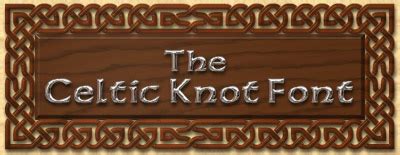 Celtic Knot Font - Create custom Celtic Knotwork on your computer!