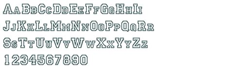 Letterman font download free (truetype)