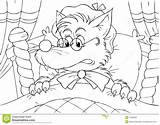 Coloring Pages Big Bad Wolf sketch template