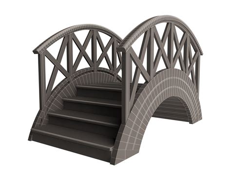 Wooden Footbridge Model - TurboSquid 1745706