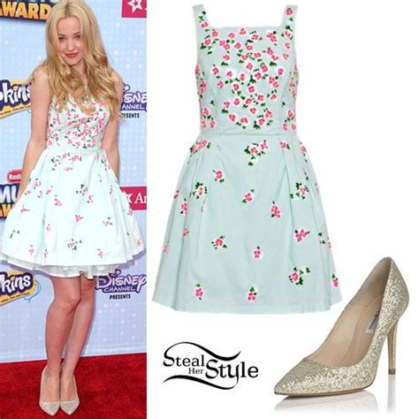 Dove Cameron Outfits Liv And Maddie - WornOnTV: Liv's blue floral blouse and pink skirt on Liv ...