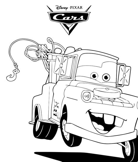 Lightning Mcqueen And Mater Coloring Pages at GetColorings.com | Free printable colorings pages ...