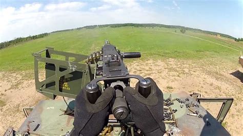 M2 HMMWV turret firing - YouTube