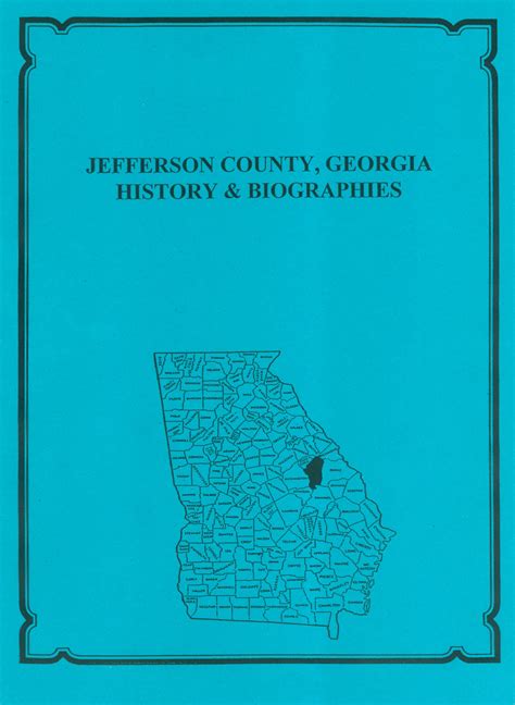 Jefferson County, Georgia History and Biographies - Southern Genealogy ...