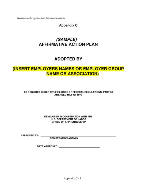 Affirmative Action Plan - 17+ Examples, How to Create, PDF, Word