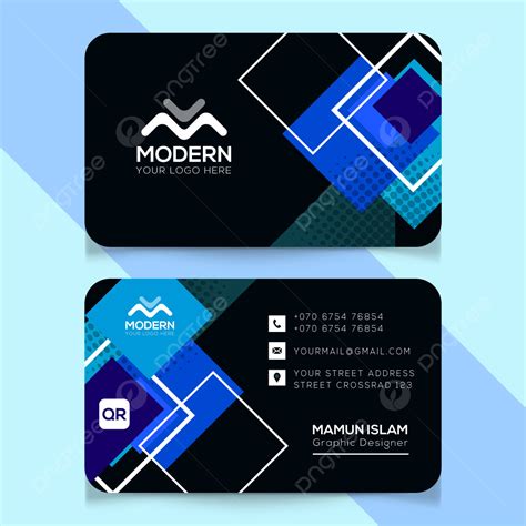 Business Card Design Template Download on Pngtree