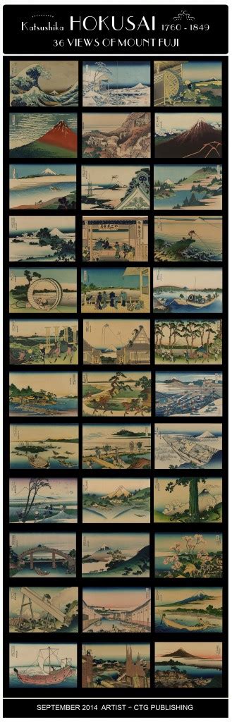 Hokusai - 36 Views of Mount Fuji