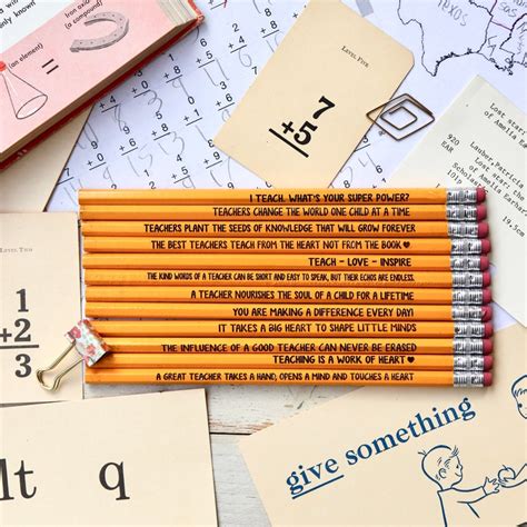 Teacher Appreciation Pencil Pencils for Teacher Gift for | Etsy | Teacher favorite things ...