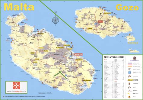 Travel map of Malta